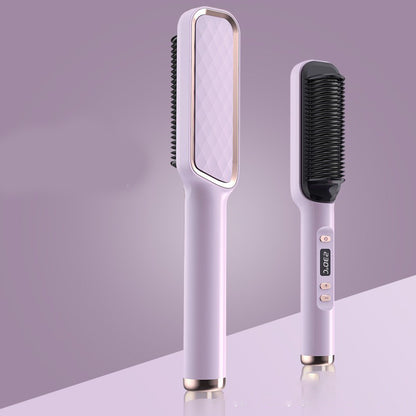 Profissional Hair Straightener Brush Electric Hot Comb Anti-scalding Ceramic Hair Curler Straightening Heating Combs Heated Hair The Trendiq Shop